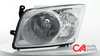 07-12 Dodge Caliber Headlights - Chrome Housing Clear Corner