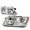 09-17 Dodge Journey Headlights - Chrome Housing Amber Corner