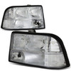 98-05 GMC Jimmy Sonoma Oldsmobile Bravada Headlights - Chrome Housing