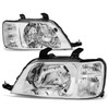 97-01 Honda CR-V CRV Headlights - Chrome Housing Clear Corner