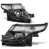 11-15 Ford Explorer Projector Headlights - Black Housing Clear Corner