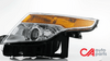 11-15 Ford Explorer Projector Headlights - Chrome Housing Amber Corner