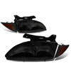 95-99 Chevy Cavalier Headlights - Smoked Housing Amber Corner
