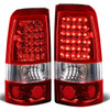 99-03 Chevy Silverado GMC Sierra 1500 2500 3500 LED Tail Lights - Red