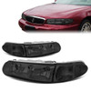 97-05 Buick Century Regal Headlights - Smoked Housing Clear Corner