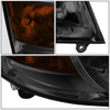 08-10 Dodge Grand Caravan Headlights - Smoked Housing Amber Corner