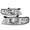 00-01 Nissan Altima Headlights - Chrome Housing Clear Corner
