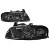 2004-2006 Nissan Sentra Headlights - Smoked Housing Clear Corner