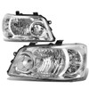 04-06 Toyota Highlander Headlights - Chrome Housing Clear Corner