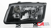 99-05 Volkswagen Jetta MK4 Headlights - Black Housing