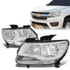 15-20 Chevy Colorado Headlights - Chrome Housing Clear Corner