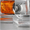 14-18 GMC Sierra 1500 2500 3500 HD Projector Headlights - Chrome Housing Amber Corner