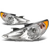11-14 Hyundai Sonata Projector Headlights - Chrome Housing Amber Corner