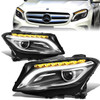 14-19 Mercedes-Benz GLA180 GLA200 GLA250 GLA45 AMG LED DRL+Turn Signal Projector Headlights