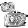 03-08 Honda Element DX/EX/LX Headlights - Chrome Housing Clear Corner