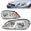 06-16 Chevy Impala Limited Monte Carlo LED DRL Headlights - Chrome Housing Clear Corner