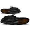 96-00 Dodge Grand Caravan Chrysler Town & Country Voyager Headlights - Smoked Housing Amber Corner