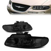 96-99 Dodge Grand Caravan Chrysler Town & Country Voyager Headlights - Smoked Housing Clear Corner