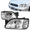00-04 Subaru Legacy L/Brighton 03-06 Baja Headlights - Chrome Housing Clear Corner