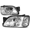 00-04 Subaru Legacy L/Brighton 03-06 Baja Headlights - Chrome Housing Clear Corner