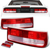 90-96 Nissan 300ZX Rear Brake Tail Lights - Red/Clear Lens
