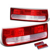 90-96 Nissan 300ZX Rear Brake Tail Lights - Red/Clear Lens