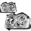 05-07 Jeep Grand Cherokee Headlights - Chrome Housing Clear Corner
