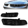 99-03 Mitsubishi Galant Headlights - Smoked Housing Clear Corner