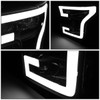 15-17 Ford F150 LED DRL Headlights - Black Housing