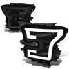 15-17 Ford F150 LED DRL Headlights - Smoked Housing