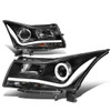 11-15 Chevy Cruze LED DRL+Halo Ring Projector Headlight - Black Housing
