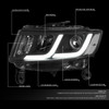 14-16 Jeep Grand Cherokee LED DRL Projector Headlights - Black Housing Clear Corner