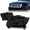 11-13 Jeep Grand Cherokee Headlights - Smoked Housing Clear Corner