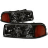 99-07 GMC Sierra 1500 2500 3500 HD Yukon XL Headlights - Smoked Housing Amber Corner