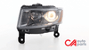 14-16 Jeep Grand Cherokee Pre Facelift Projector Headlights - Smoked Housing Amber Corner