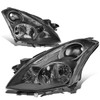 10-12 Nissan Altima Sedan Headlights - Black Housing Clear Corner