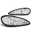 99-05 Pontiac Grand Am Headlights - Chrome Housing Clear Corner