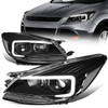 13-16 Ford Escape LED DRL Projector Headlights - Black Housing Clear Corner 13-16 Ford Escape LED DRL Projector Headlights - Black Housing Clear Corner