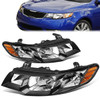 10-13 Kia Forte Koup Headlights - Black Housing Amber Corner 10-13 Kia Forte Koup Headlights - Black Housing Amber Corner