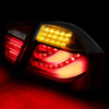 05-08 BMW E90 320i 325i 325xi 330i 330xi 335i Sedan LED Bar Rear Brake Tail Lights - Red/Smoked