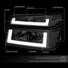 04-12 Chevy Colorado GMC Canyon LED DRL Headlights+Bumper Lamp - Smoked Housing Clear Corner