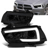 11-14 Dodge Charger LED DRL Projector Headlights - Smoked Housing Clear Corner