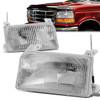 92-96 Ford F150/ F250/ Bronco 92-98 F350 Factory Style Headlights - Chrome Housing 92-96 Ford F150/ F250/ Bronco 92-98 F350 Factory Style Headlights - Chrome Housing