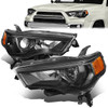 14-20 Toyota 4Runner Projector Headlights - Black Housing Amber Corner