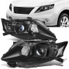 10-12 Lexus RX350 OE Style Projector Headlights - Black Housing Clear Corner
