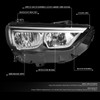 18-20 Buick Regal Sportback Tourx Switchback Signal LED DRL Headlight (Right/ Passenger)