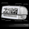 99-06 GMC Sierra Yukon XL 1500 LED DRL Headlights+Bumper Signal Lamps (Chrome Clear)