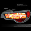 13-19 Scion FR-S Toyota 86 Subaru BRZ Sequential LED Turn Signal Tail Lights - Chrome/Amber