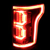 15-17 Ford F150 Tron Style LED Rear Brake Tail Lights - Tinted Housing