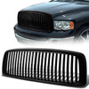 02-05 Dodge Ram 1500 2500 3500 Front Grille - Badgeless Vertical Style - Black 02-05 Dodge Ram 1500 2500 3500 Front Grille - Badgeless Vertical Style - Black
